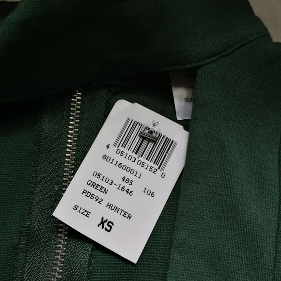 WINDSOR Green bodycon dress Plunge front cutout neck Hunter XS NWT - Picture 8 of 8